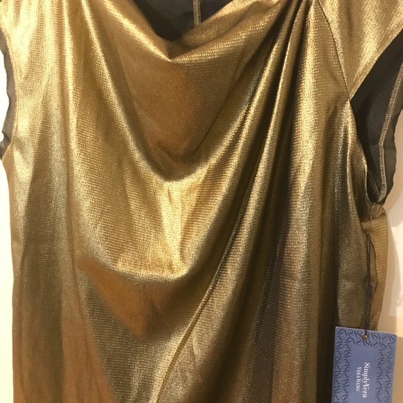 Simply Vera Vera Wang Tops - Vera Wang Gold Top
